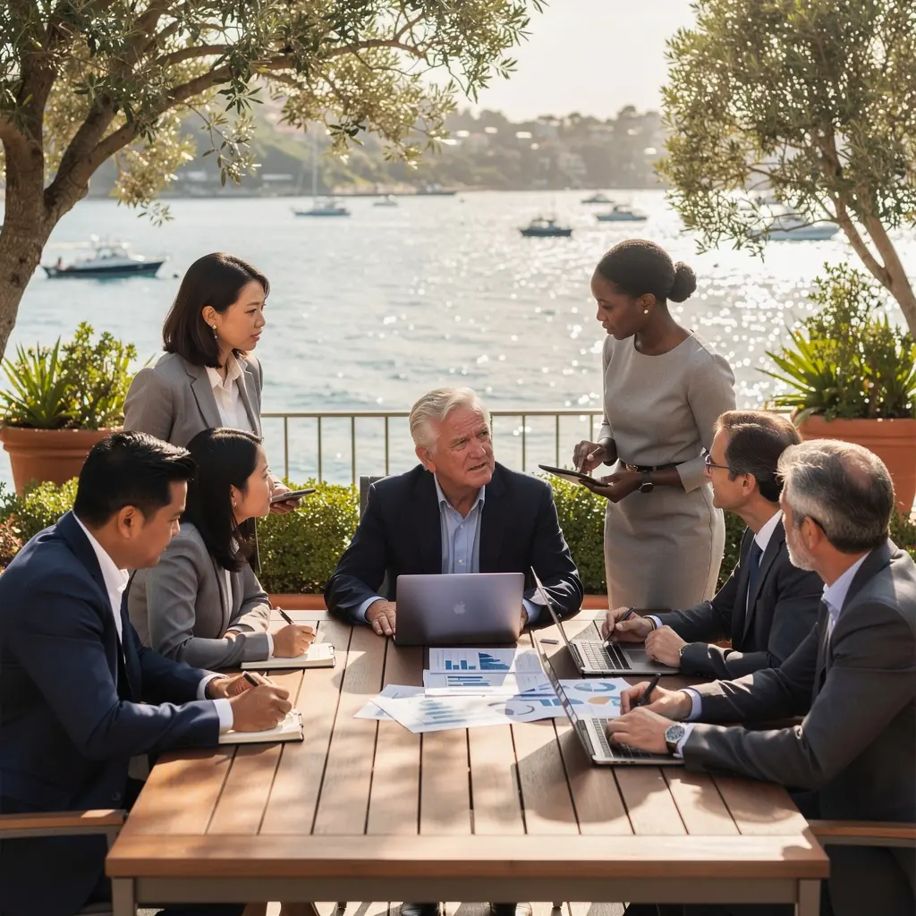 Modern office environment